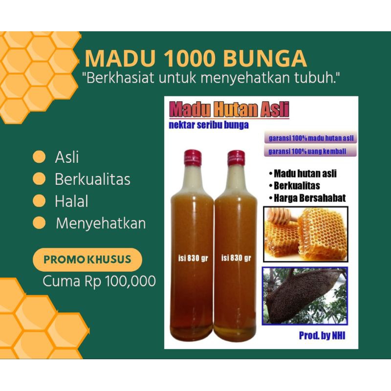 

Madu Hutan Liar Seribu Bunga