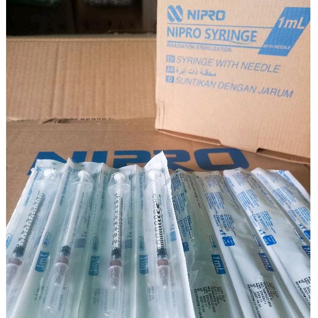 Spuit Syringe 1cc 1ml Nipro eceran