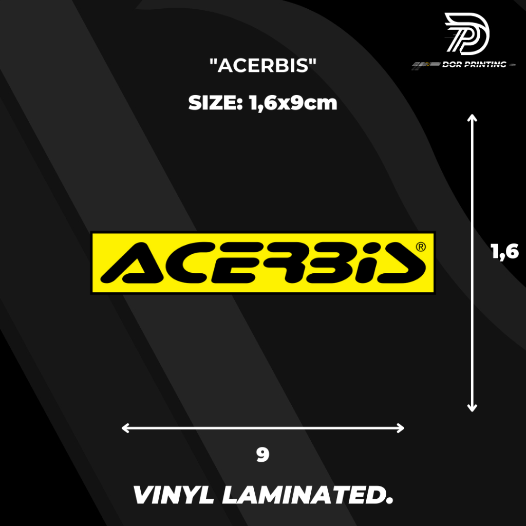 

STICKER/ ACERBIS VIRALL KEREN LOGO ACERBIS