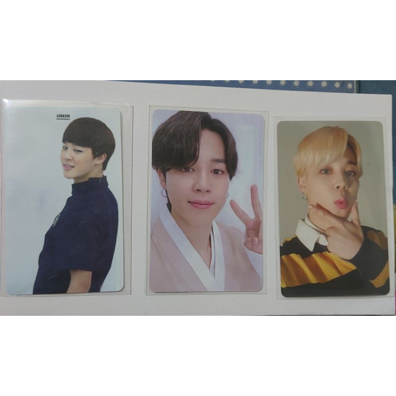 OFFICIAL Photocard Jimin BTS (MOTS,SG22,BUTTER,DALMAJUNG,persona,Tokop3dia,hyyh,ORUL)