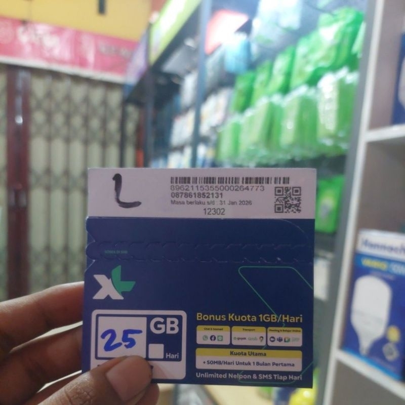 Kartu Perdana XL Kuota Besar 25GB dan 41GB