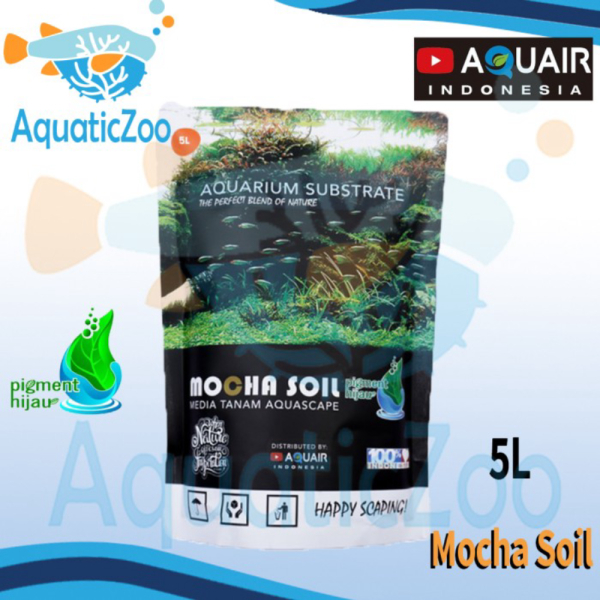 Promo Mocha Soil 5L Soil Aquascape Soil Mocha Substrat Aquascape Media Tanam Berkualitas