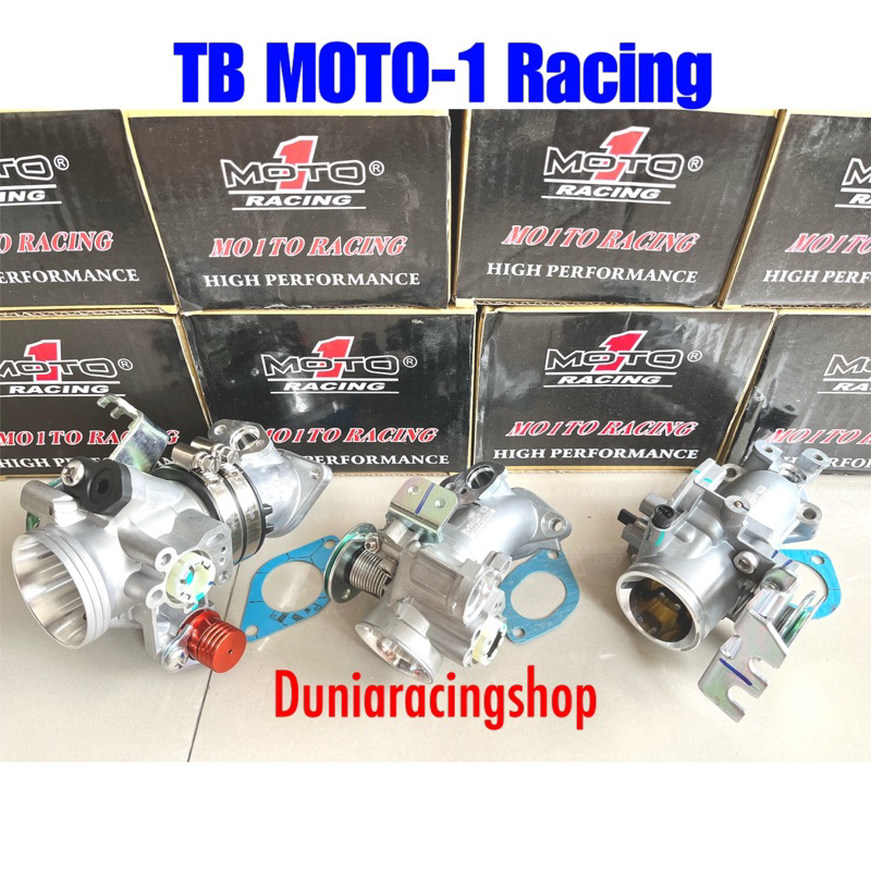 THROTTLE BODY TB MOTO 1 Racing MX king Vixion R15 old Aerox Lexi Nmax Vario 125 Vario 150 Byson Fi V