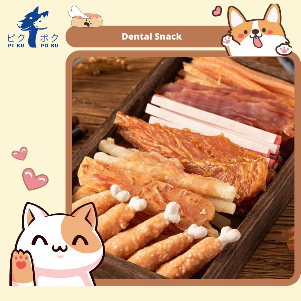 [PIKU POKU] Dental Snack Anjing | Snack Anjing Camilan Anjing Biskuit Anjing Dogfood Petfood Makanan