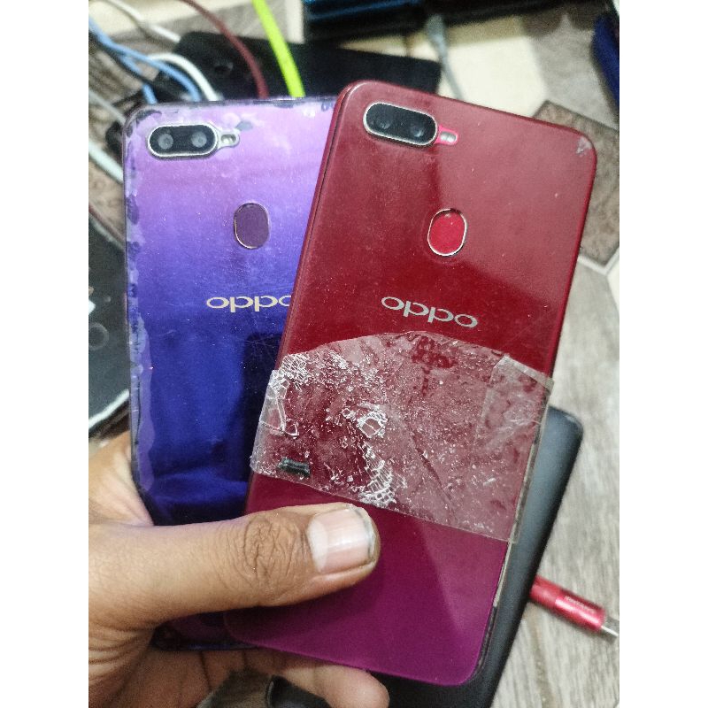 Oppo F9 Hp Rusak Layar/ lcd dan backdoornya
