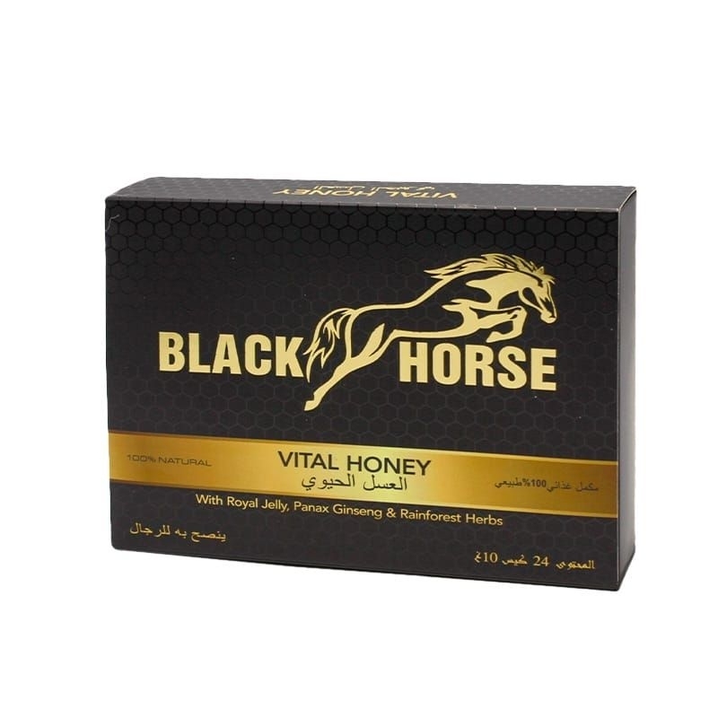 

MADU BLACK HORSE VITAL HONEY ORIGINAL 24 sachet * 10 gram