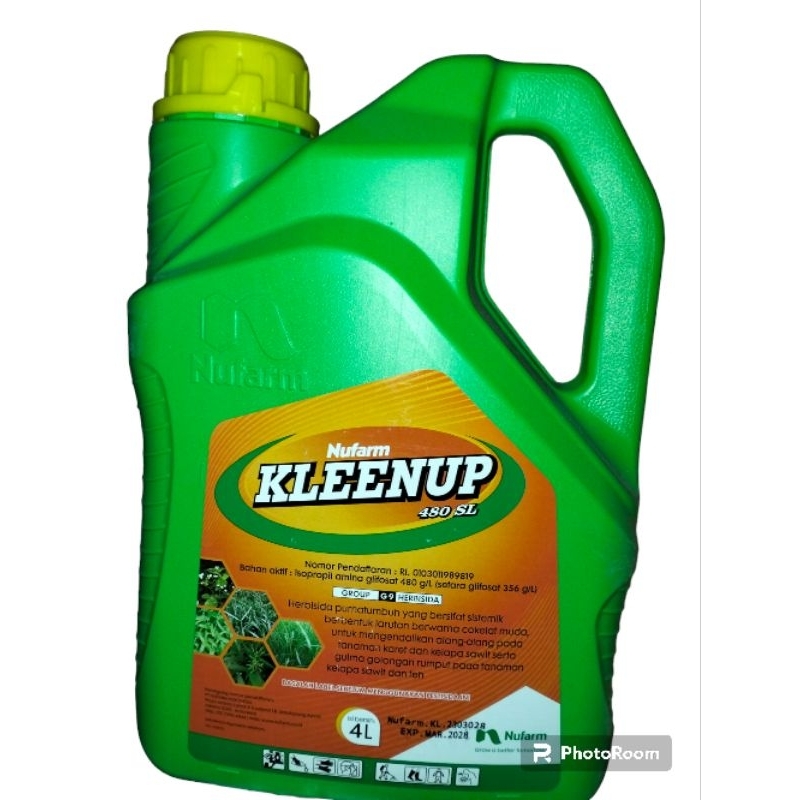 kleenup 480 sl herbisida kemasan 4 liter