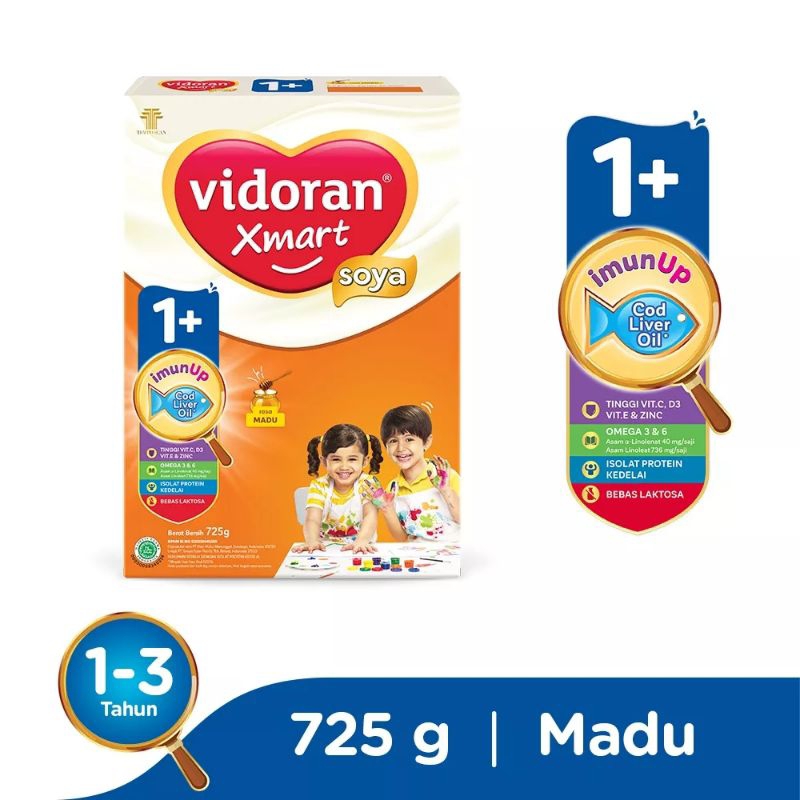 VIDORAN XMART SOYA 1+ MADU 725GR