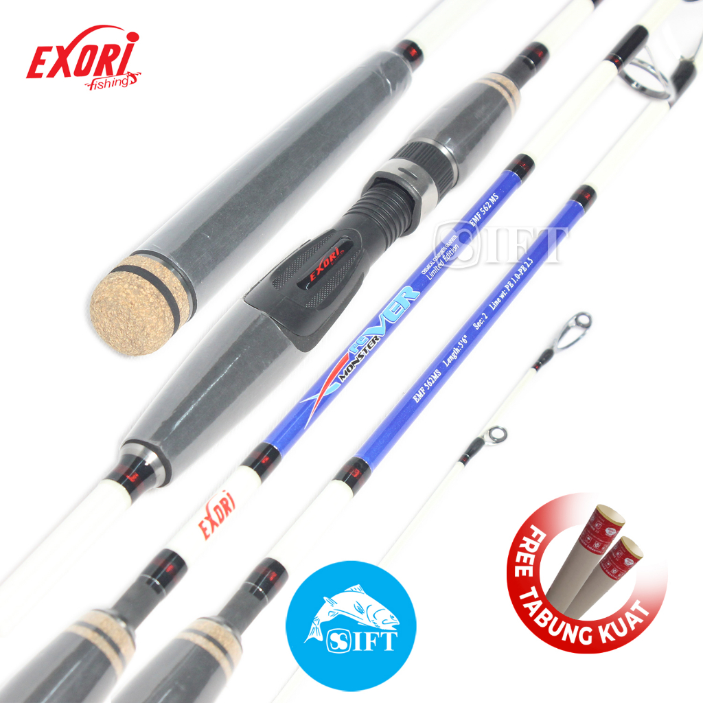Joran EXORI MONSTER FEVER | PE 1- s/d PE 2.5 Butt Joint | Mancing Laut
