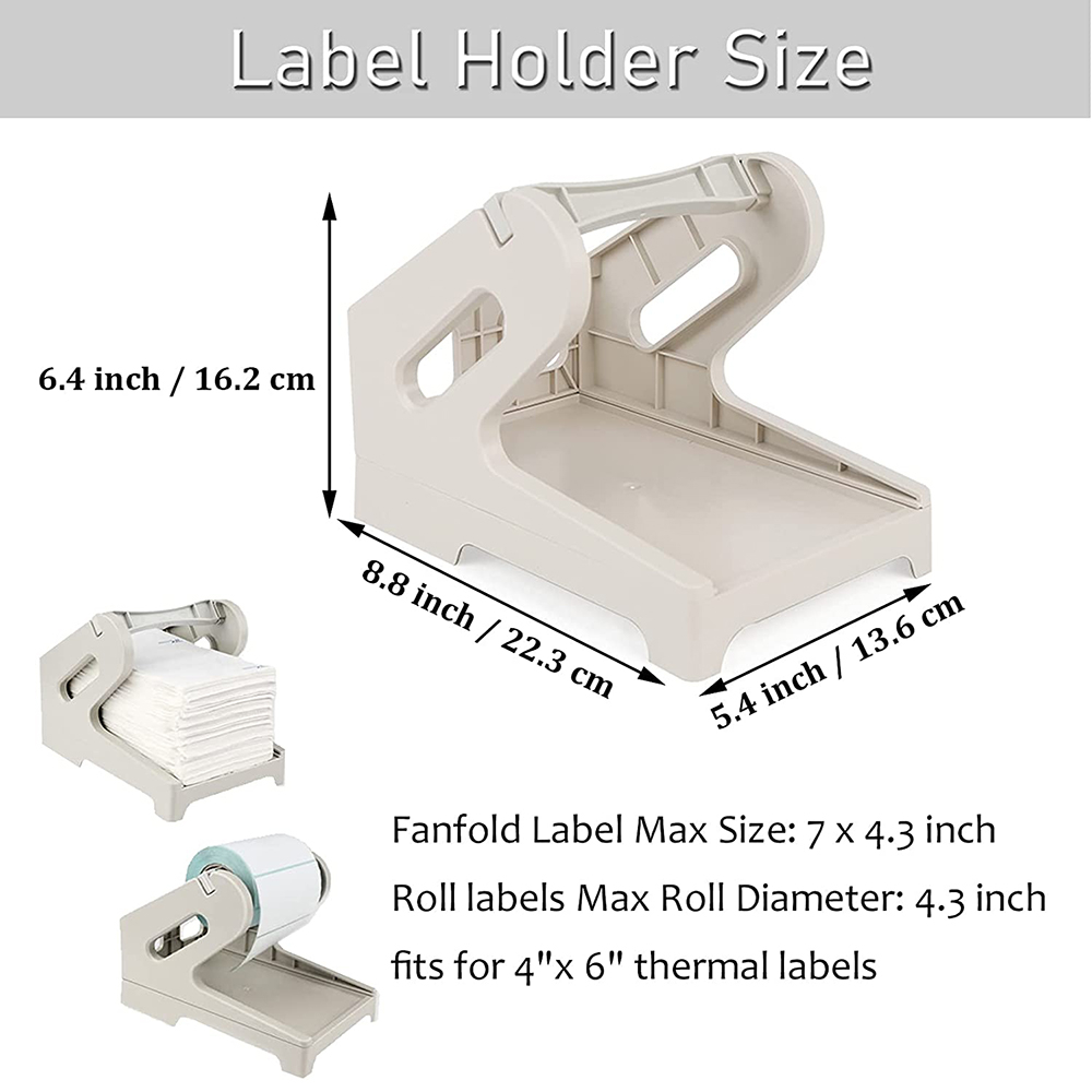

Paper Holder Thermal Label Printer [4 INCH] wadah label