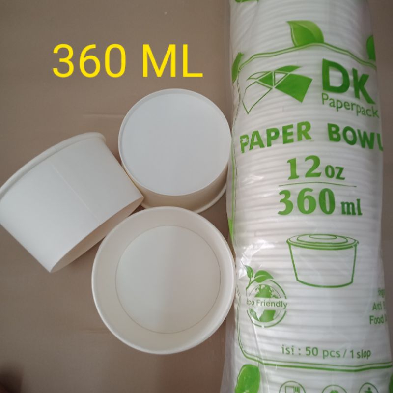 Paper bowl DK 360ml (12oz - 25 pcs )