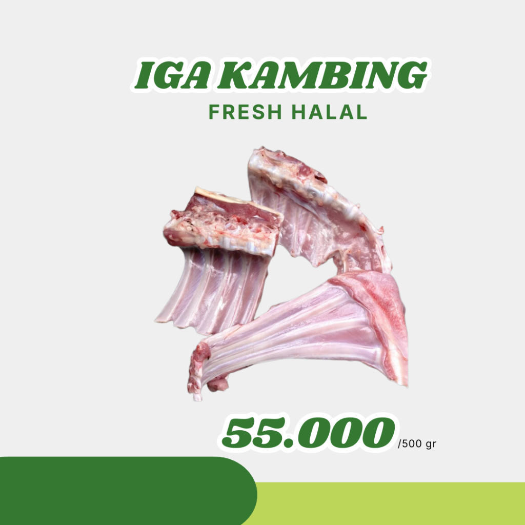 

Iga kambing fresh halal