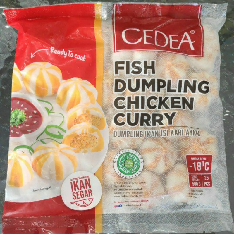 

CEDEA Dumpling isi Kari Ayam 500g isi 25