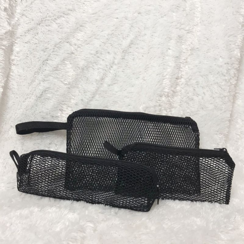 

Kotak Pensil Premium/Tepak Jaring/Pouch/Pouch Jaring/Kantong Jaring/Kantong Serbaguna