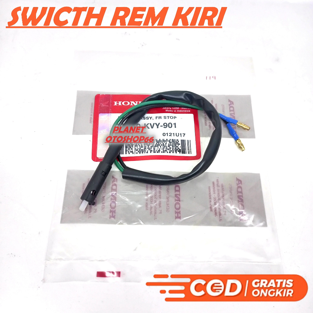 SWITCH REM KIRI VARIO 110 / BEAT / SCOOPY / SPACY OLD / FI NEW / SWITCH REM BELAKANG / STOP