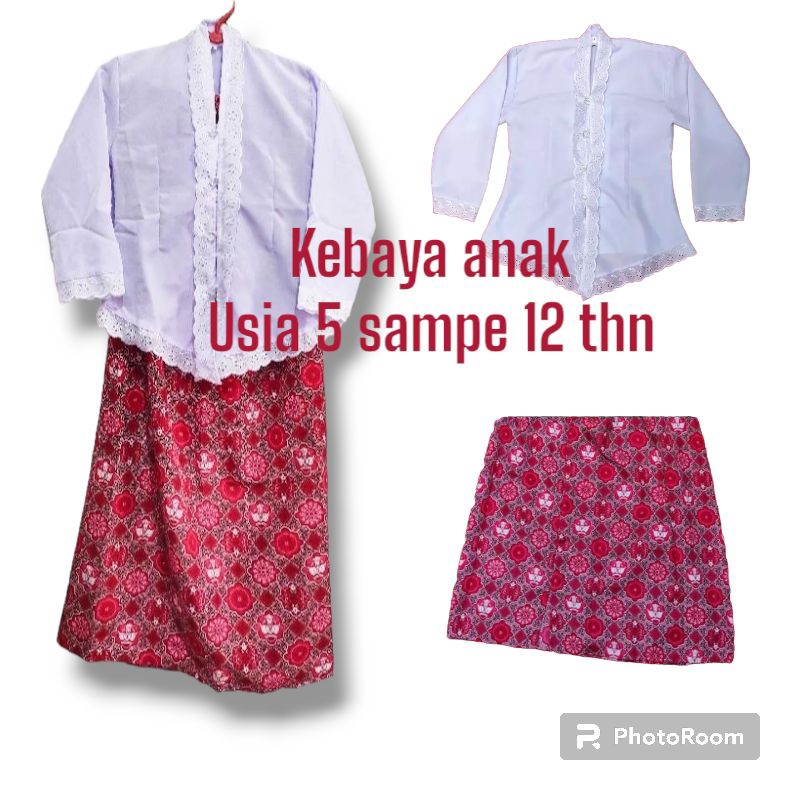 KEBAYA ANAK BAJU ANAK SD BAJU ANAK TK BAJU KEBAYA SEKOLAH