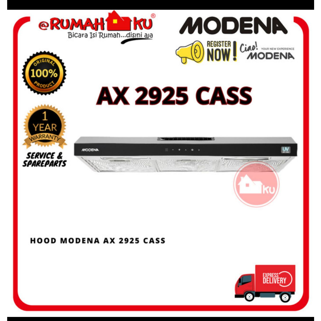 Slim Hood Modena AX 2925 CASS 90cm