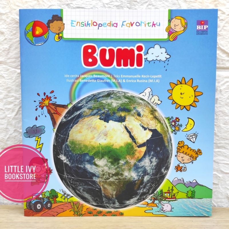 Ensiklopedia Favoritku Bumi. Buku anak BIP Gramedia