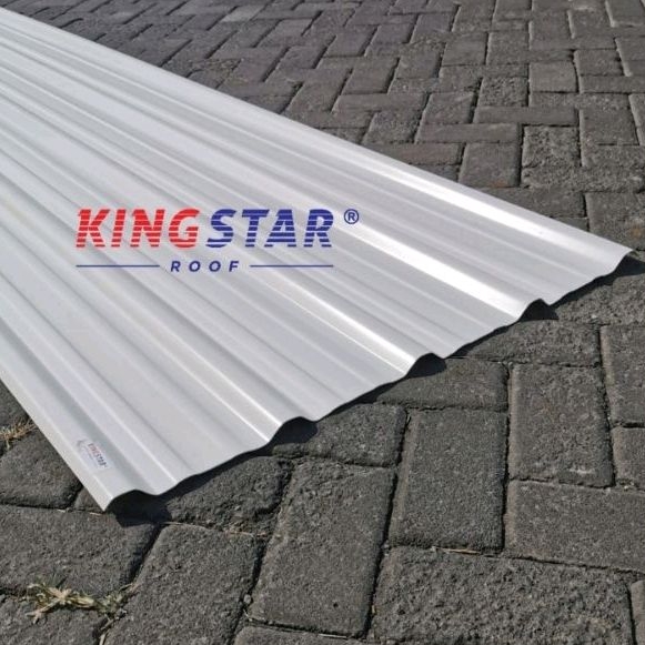 ATAP UPVC SINGLE LAYER / KINGSTAR UPVC 1.2MM - PUTIH ( PREMIUM )