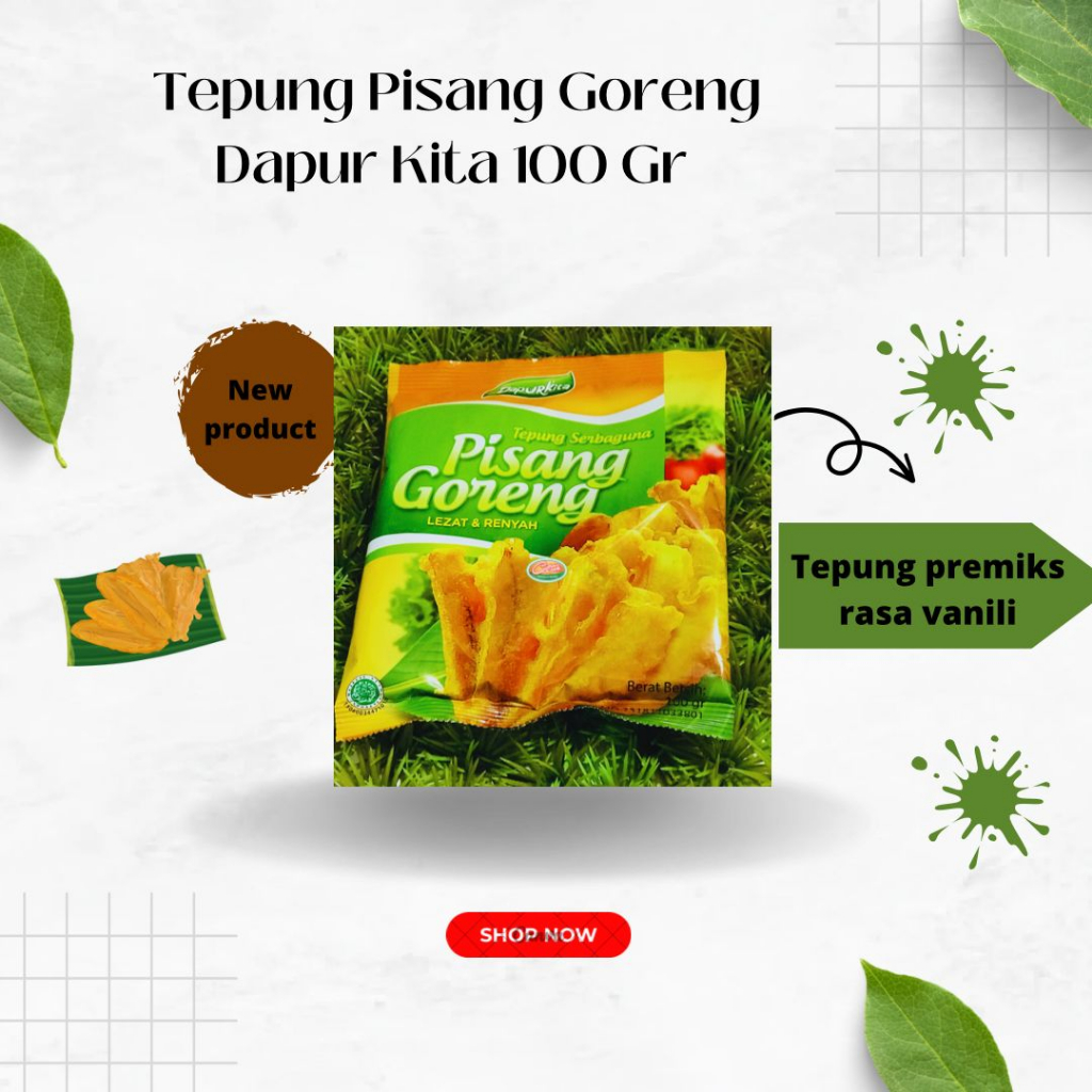 

DAPUR KITA TEPUNG PISANG GORENG 100 GR