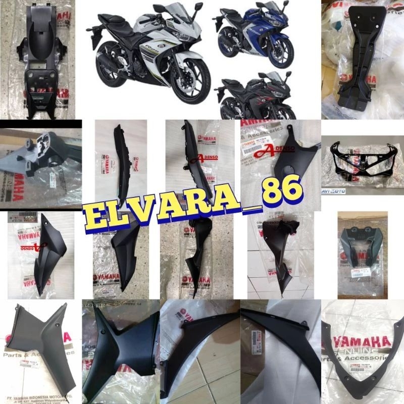 PAKET FULL SET BODY KASAR YAMAHA R25 OLD ORIGINAL YGP