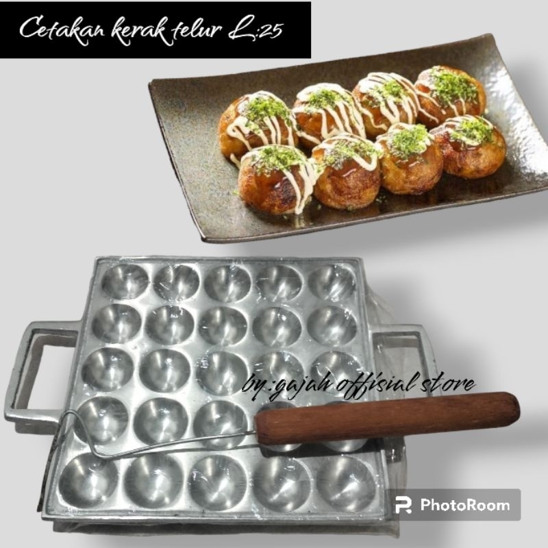 cetakan tokayaki kerak telur L:25
