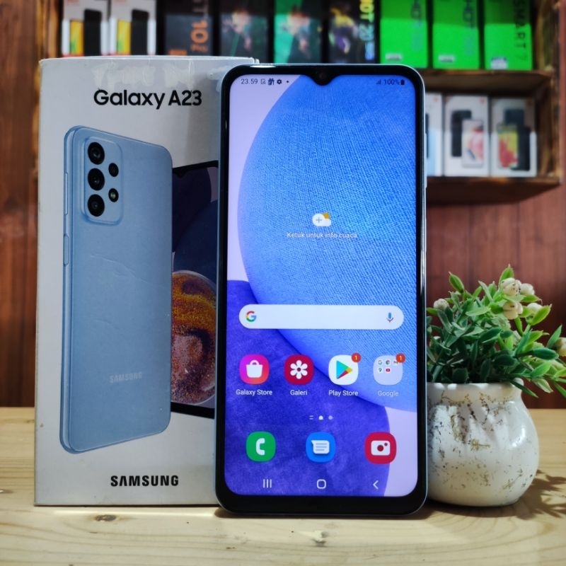 Hp Second Samsung A23 6/128GB Garansi Resmi