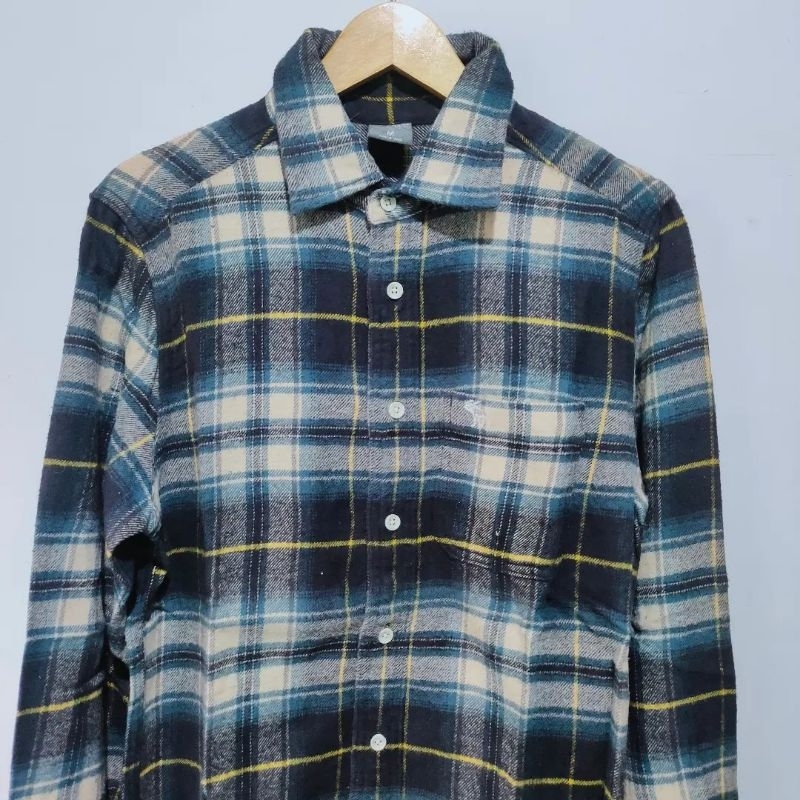 Kemeja Flannel Aber crombie size L tebal FL76