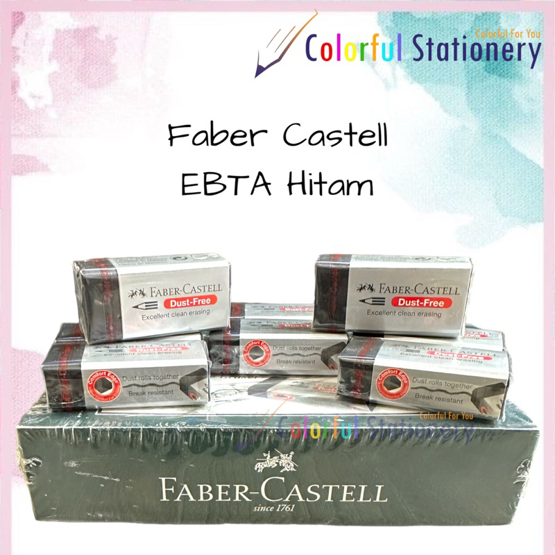 

Penghapus / Eraser Faber Castell EBTA Hitam (Pcs)