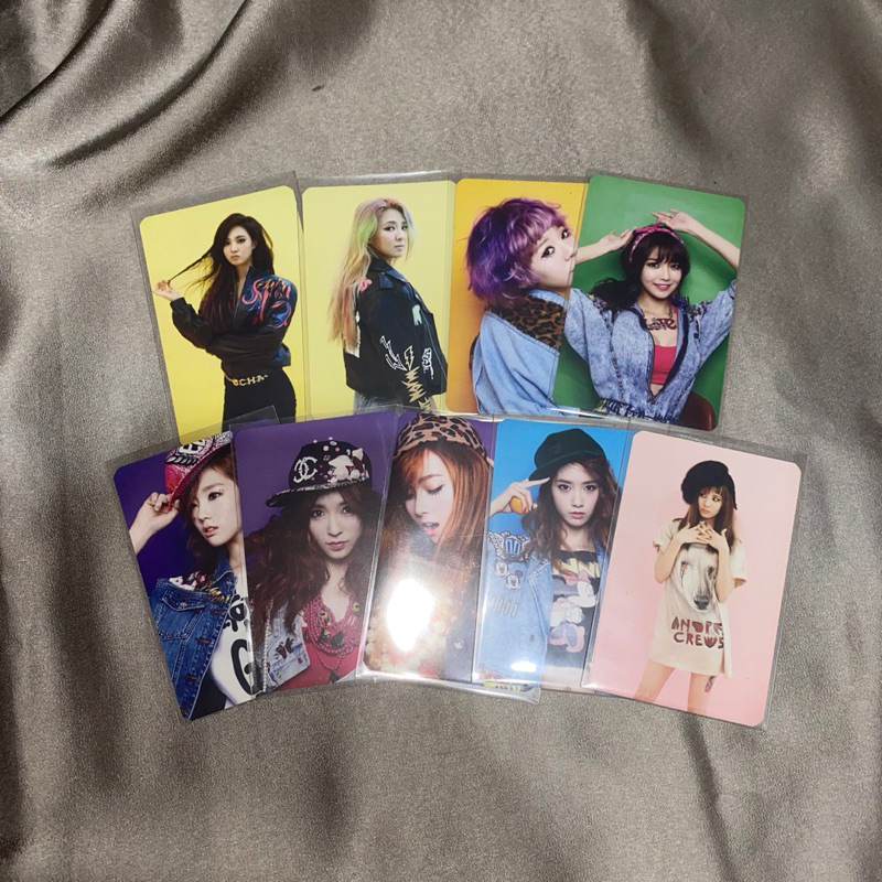 SNSD Photocard IGAB POB Set Original (Yoona Taeyeon Sunny Jessica Sooyoung Hyoyeon Seohyun Yuri Tiff