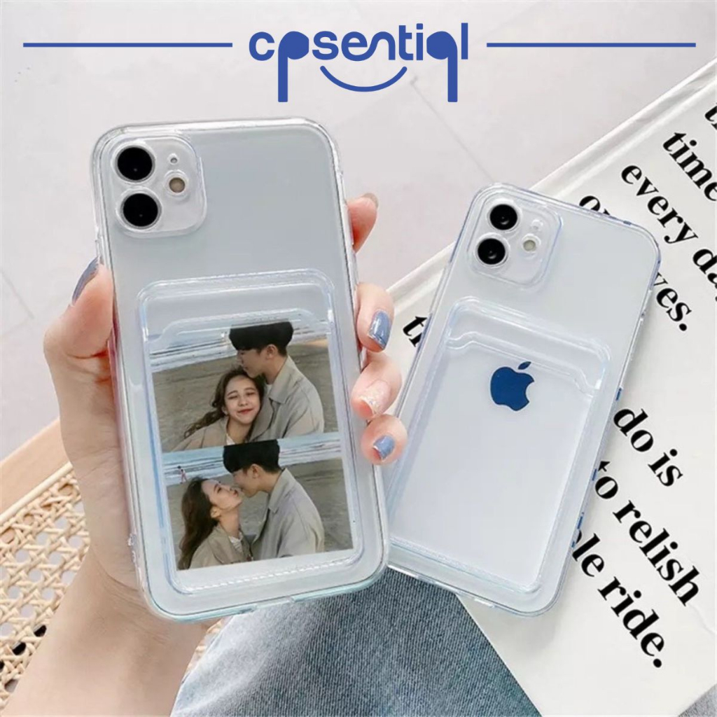 [PROMO] Wallet Case Clear Softcase For  IPhone 15, 15 Plus, 15 Pro, 15 Pro Max, 14, 14 Pro, 14 Pro Max, 13, 13 Pro, 13 Pro Max, 12, 12 Pro, 12 Pro Max, 11, 11 Pro, 11 Pro Max