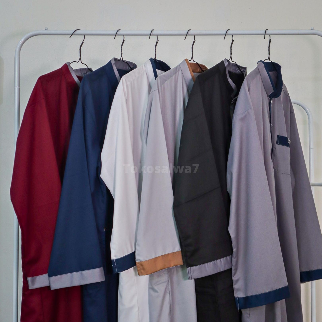 Alkaff Gamis Jubah Al kaff Pria Baju Koko Ikhwan Lengan Panjang AL FATIH Bahan Toyobo | JUBAH PRIA P