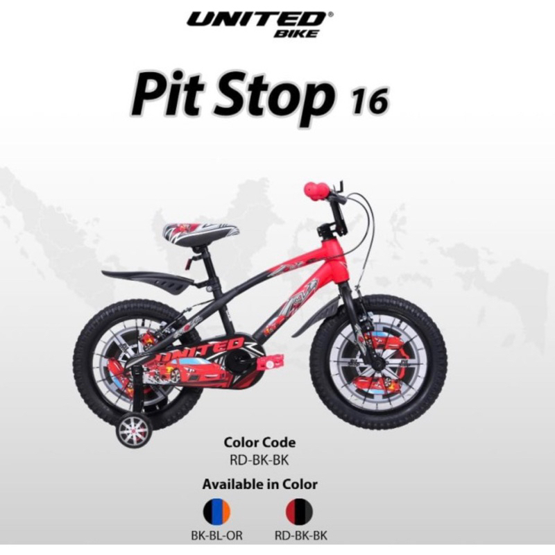 T. SEPEDA ANAK 16Inch UNIted Pitsop
