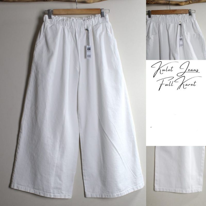 KULOT JEANS POLOS JUMBO - KULOT JEANS WANITA JUMBO - celana wanita terbaru - kulot jeans jumbo - kul