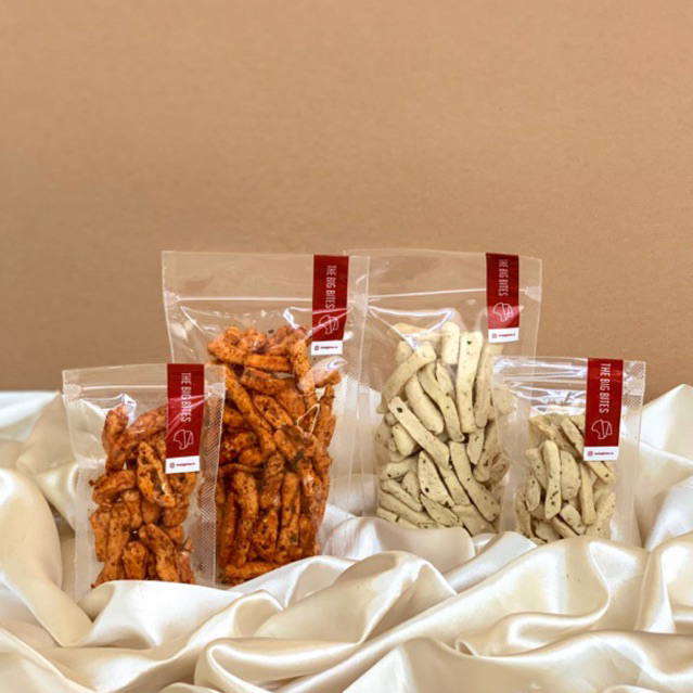 

basreng original dan manis pedas jeruk 100gr by the big bites