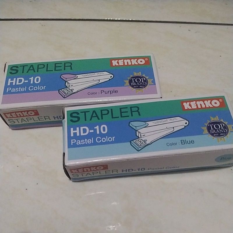 

staples kecil stapler kenko warna pastel