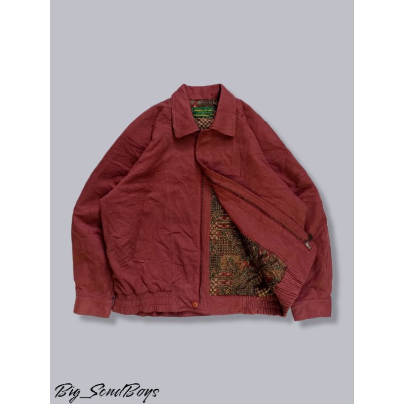 JACKET SUEDE CASUAL HARINGTON VINTAGE MURAH // JACKET SUEDE SECOND PRELOVED // JUAL JACKET HARINGTON