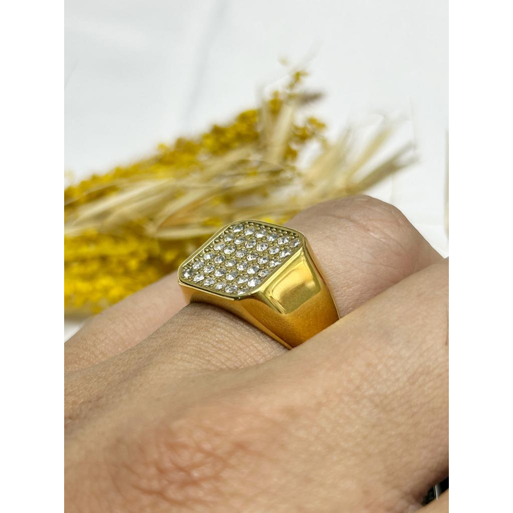 Cincin Pria Cincin Titanium Pria Cincin Titanium Anti Karat Tidak Luntur