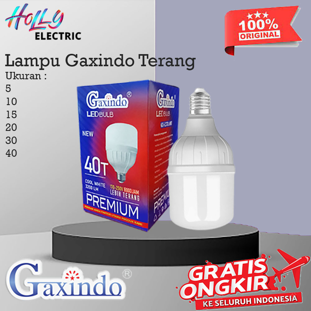 Lampu Ekonomis LED Gaxindo 5 - 40 Watt