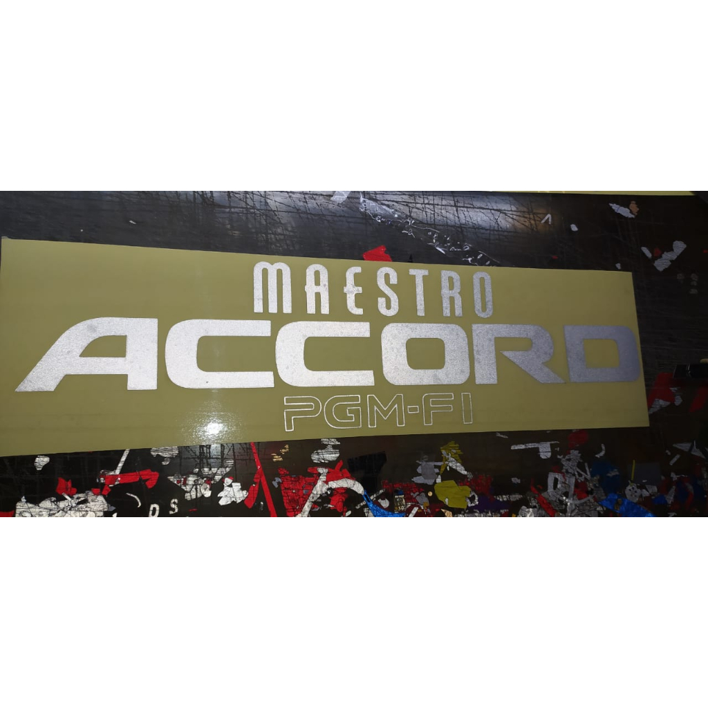 Sticker Honda Accord Maestro