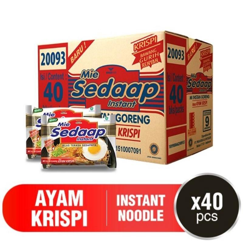 

1 Karton Mie Instan Sedaap Aneka Rasa Isi 40 Bungkus