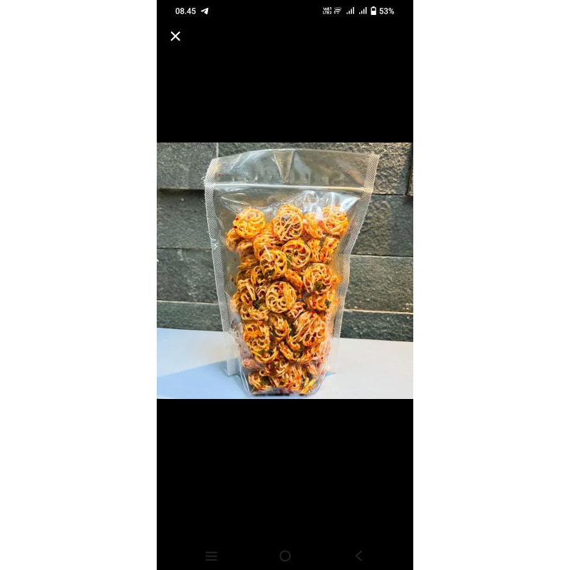 

sebring krupuk bantet pedas