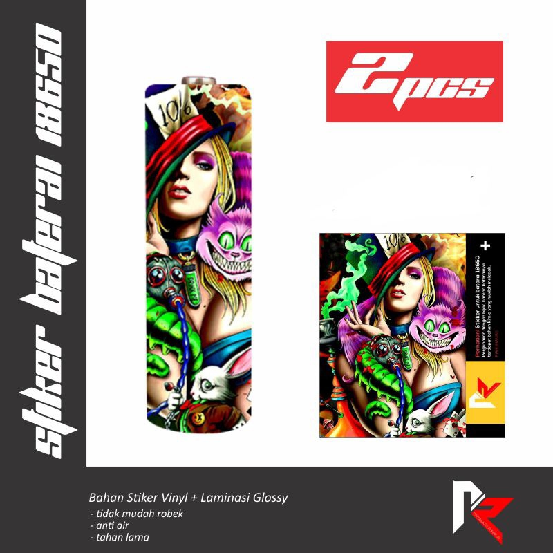 

STIKER BATRAI ISI 2. PCS