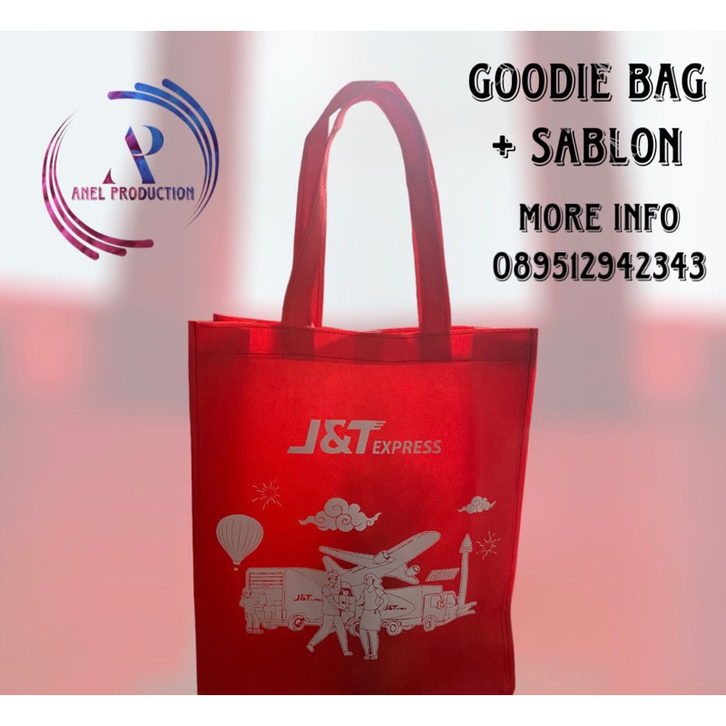 

Goodie Bag Sablon - Tas Spunbond Jahit - Goodie Bag Jahit
