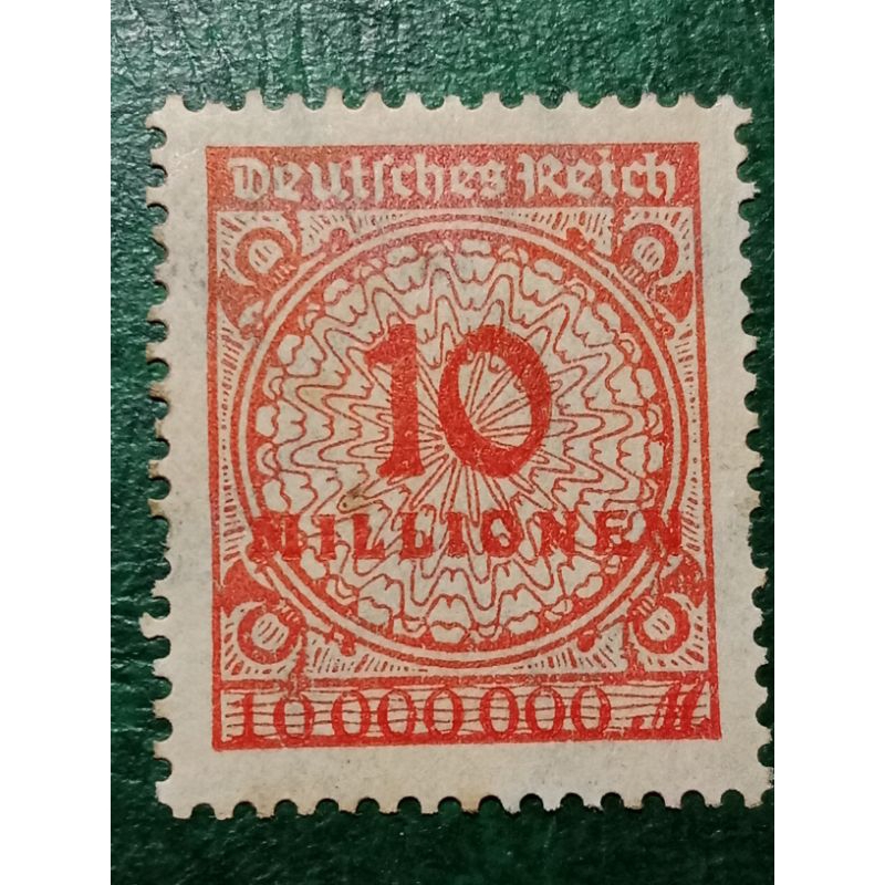 

Prangko Jerman 10 millionen Tahun 1923