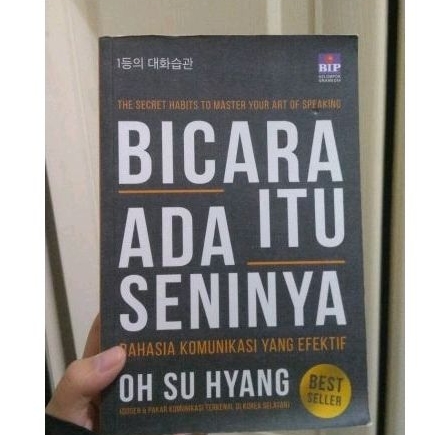 PRELOVED Buku bicara itu ada seninya (Oh Su Hyang)