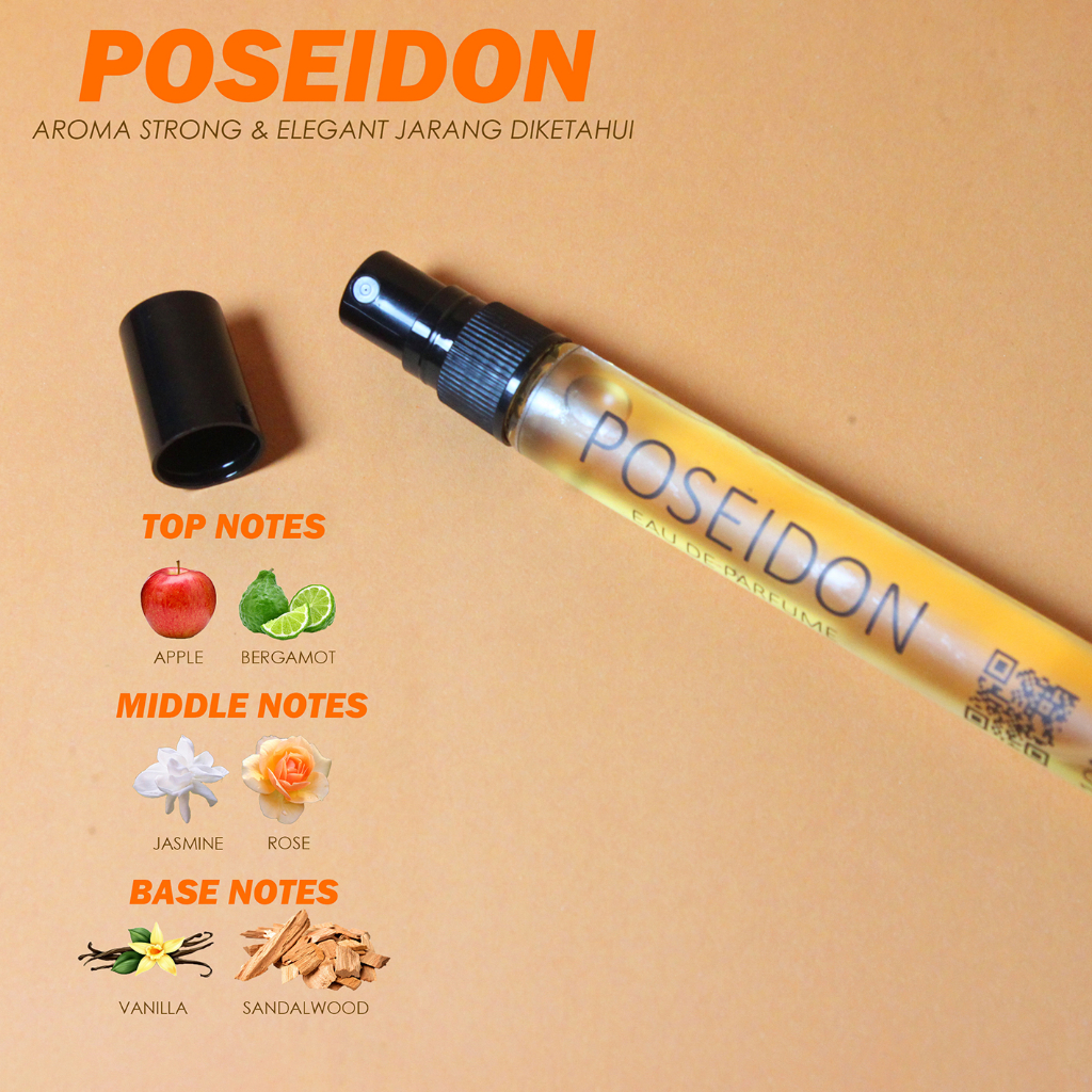 Oxta Poseidon Parfum Pria Tahan Lama  - Parfume Pria Berkualitas Non Alkohol