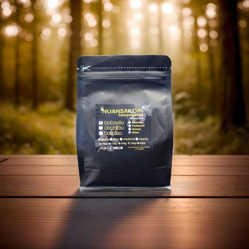 

KOPI ARABICA/ARABIKA TEMANGGUNG NATURAL/FW 250GR PETIK MERAH