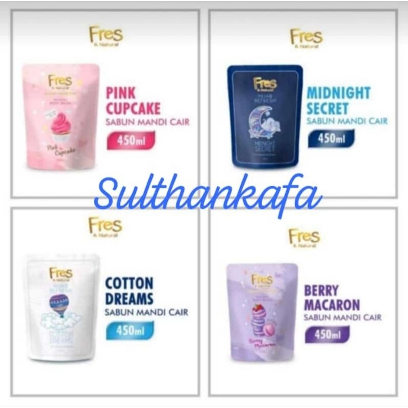fres sabun cair/fres/fres sabun mandi 400ml/fres 400ml