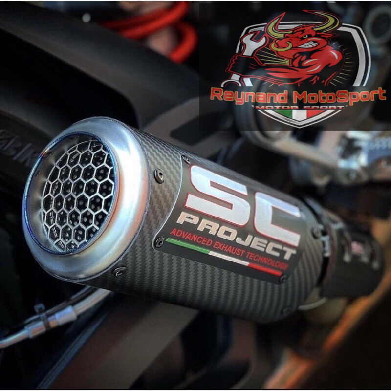 Knalpot SC Project Carbon Titanium SC Project Titanium Carbon Original